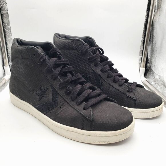 CONVERSE Pro Leather 76 Sneakers in Black Textured (Men\'s Size 10, Women\'s 11.5) main image 7